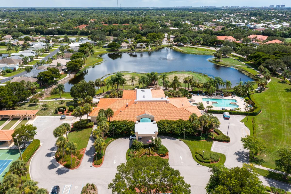 Aerial of Bonita Fairways Community in Bonita Springs, Florida