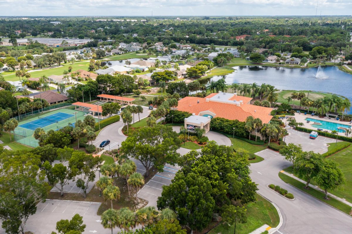 Aerial of Bonita Fairways Community in Bonita Springs, Florida